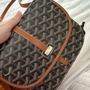 *SOLD* 100% authentic Goyard Belvedere PM Classic black/tan